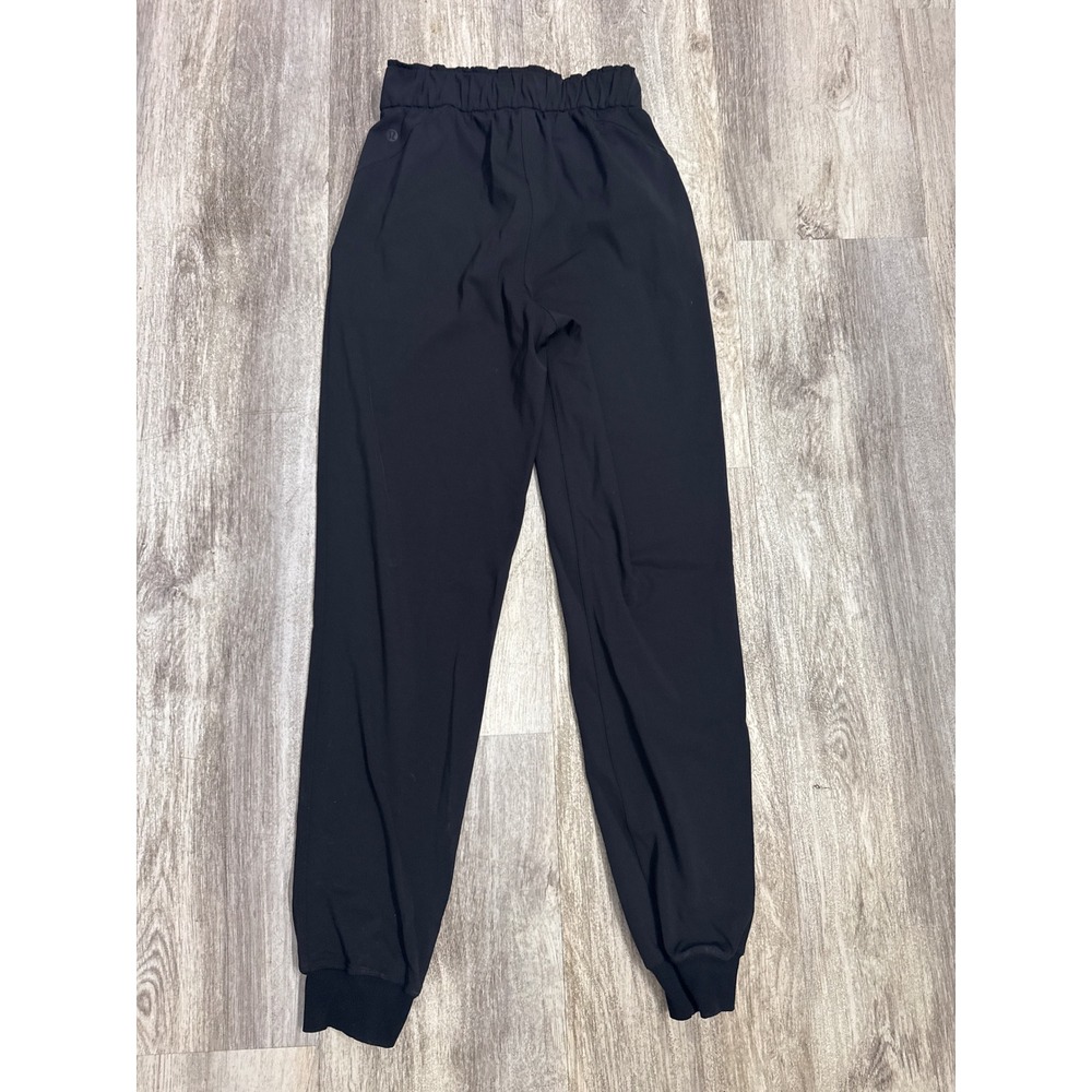 Lululemon Keep Moving Jogger High-Rise Black Luxtreme Pants Size 2 - Picture 7 of 8